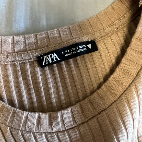 Zara Ribbed Bodycon Dress - Picture 6 of 7